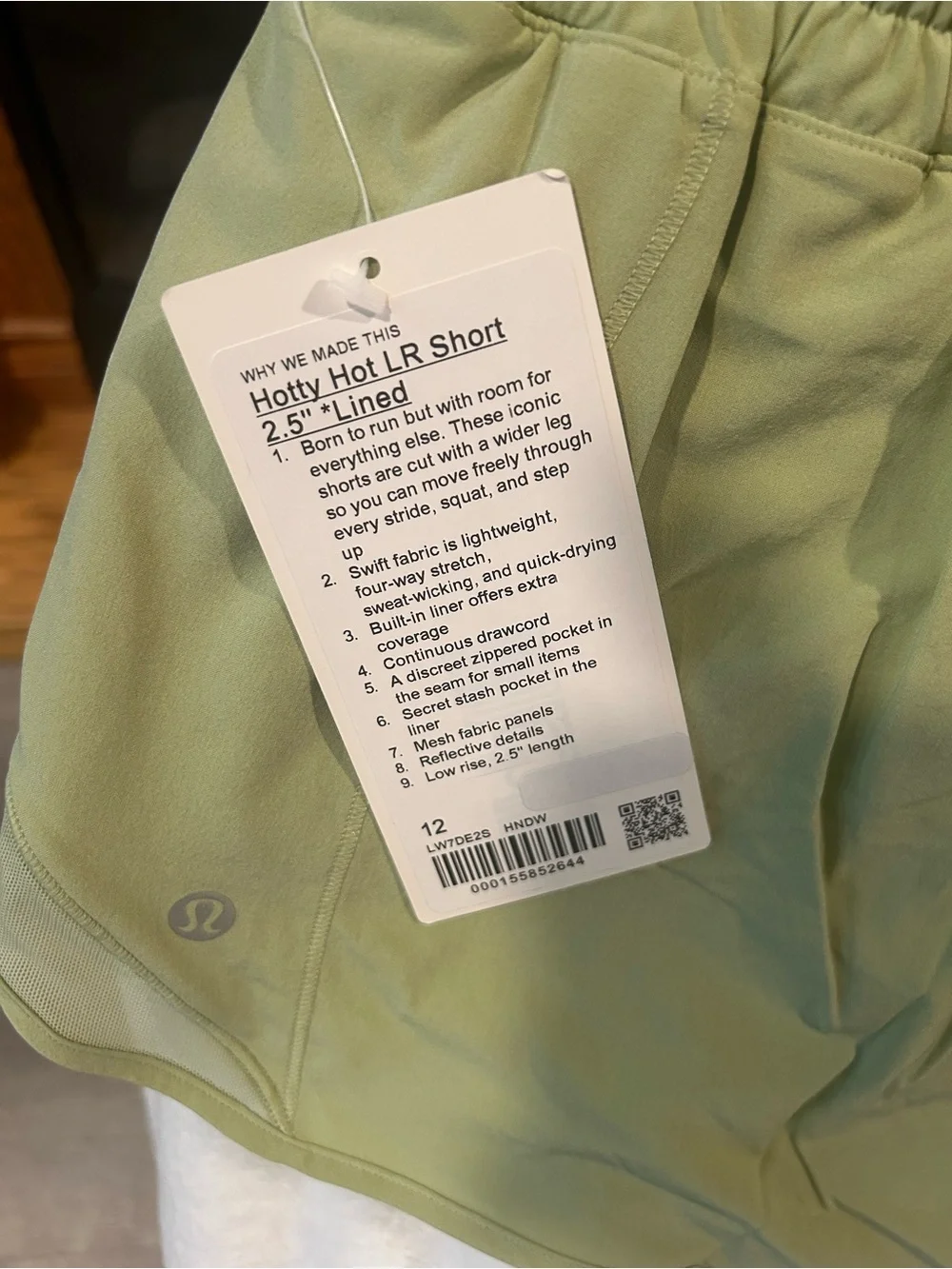 NWT lululemon athletica Hottie Hot LR 2.5